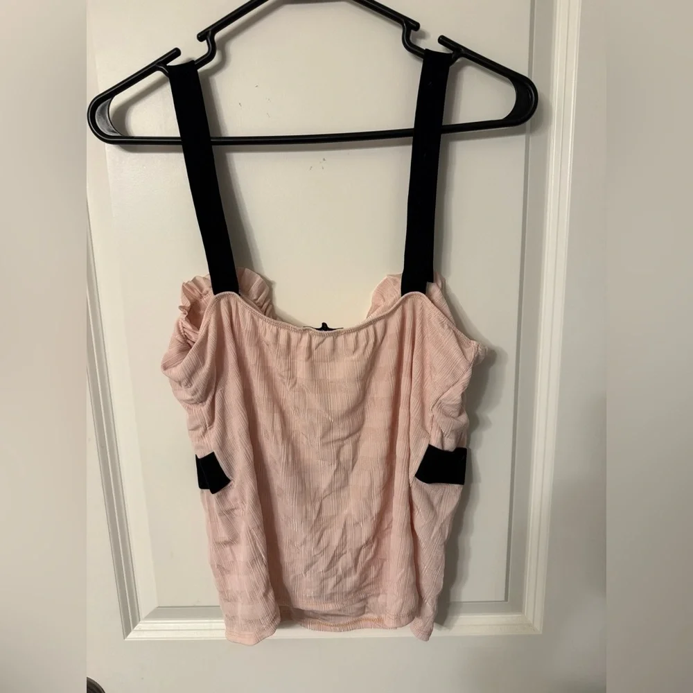 NWOT Pink Fashion Nova Ruffle Top size 2XL - Picture 4 of 5